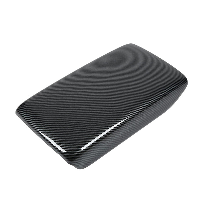[Real Carbon Fiber] Center Console Armrest Overlay for Model X/S 2021-2024