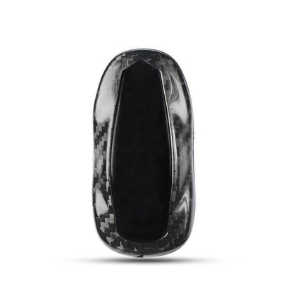 [Real Carbon Fiber] Model S/3/Y Key Fob Cover, Key Fob Holder Real Carbon Fiber - Black