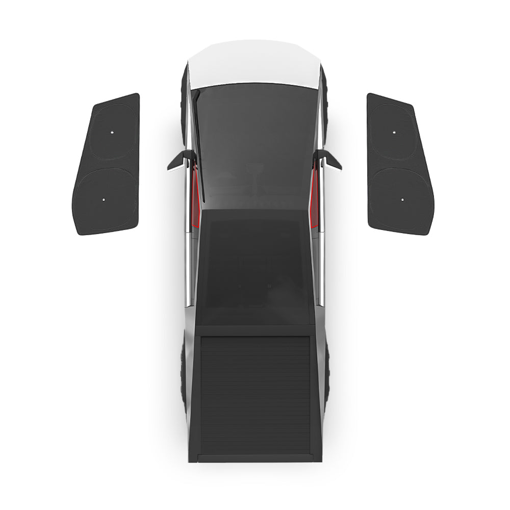 Privacy & Thermal Insulation Window Camping Sunshade Curtains for Cybertruck Front Door Windows