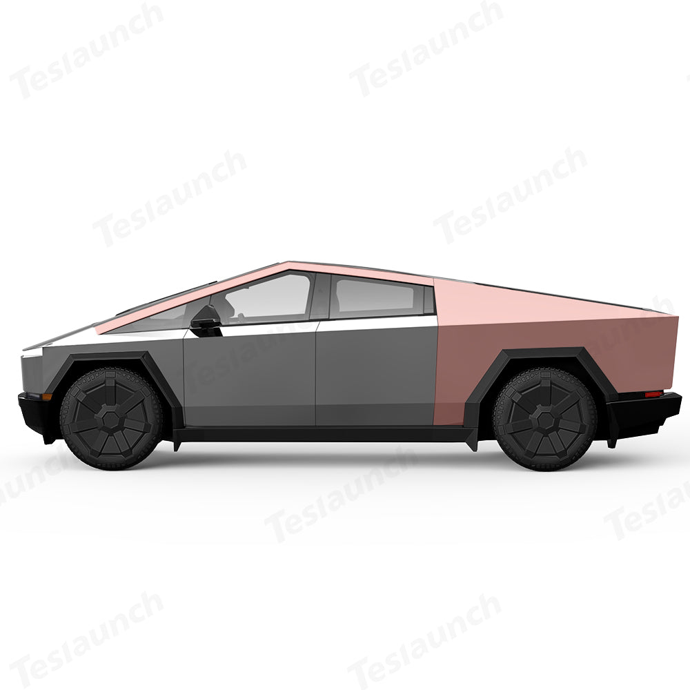 Glossy TPU Invisible Full Car Paint Protection Film-PPF for Cybertruck Rear Fender + AC Column