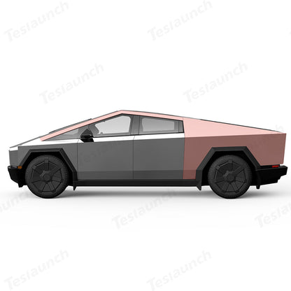 Glossy TPU Invisible Full Car Paint Protection Film-PPF for Cybertruck Rear Fender + AC Column