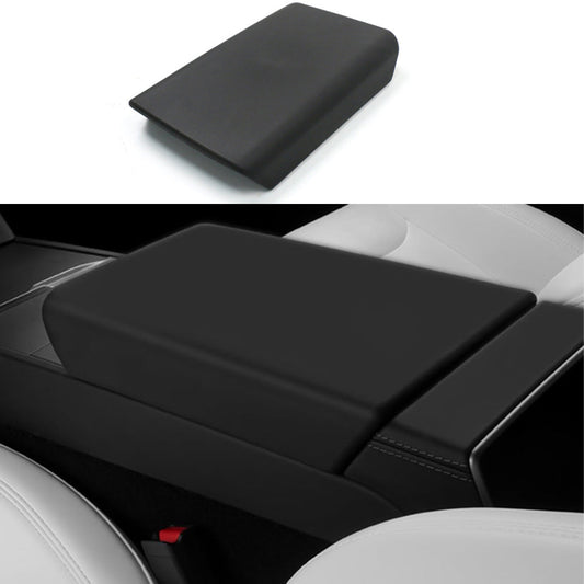 Non-Slip Center Console Armrest Cover for Tesla Model 3 Highland 2024+ Black