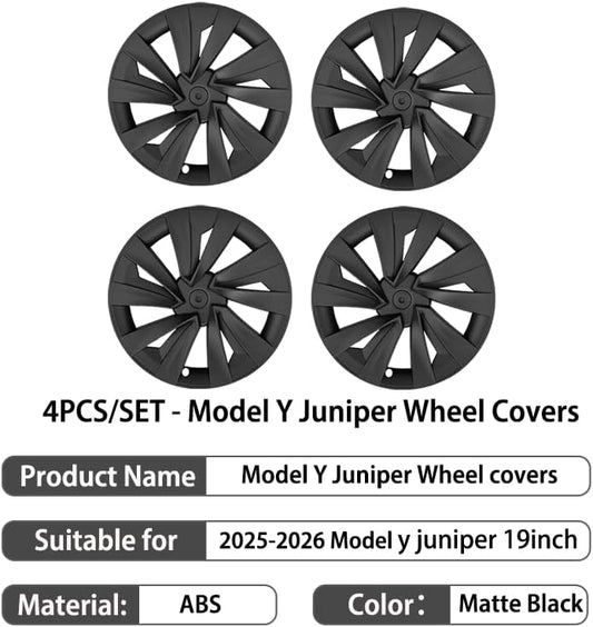 19 inch Hubcaps Wheel Cover Center Caps For Rims for Model Y Juniper