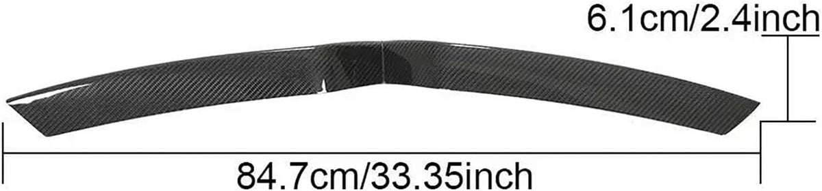 Carbon Fiber Front Grille Insert Trim for Tesla Model X