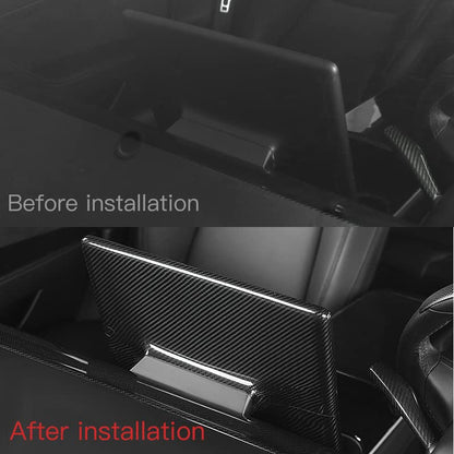 Carbon Fiber Center Control Touchscreen Cover Frame for Tesla Model 3/Y