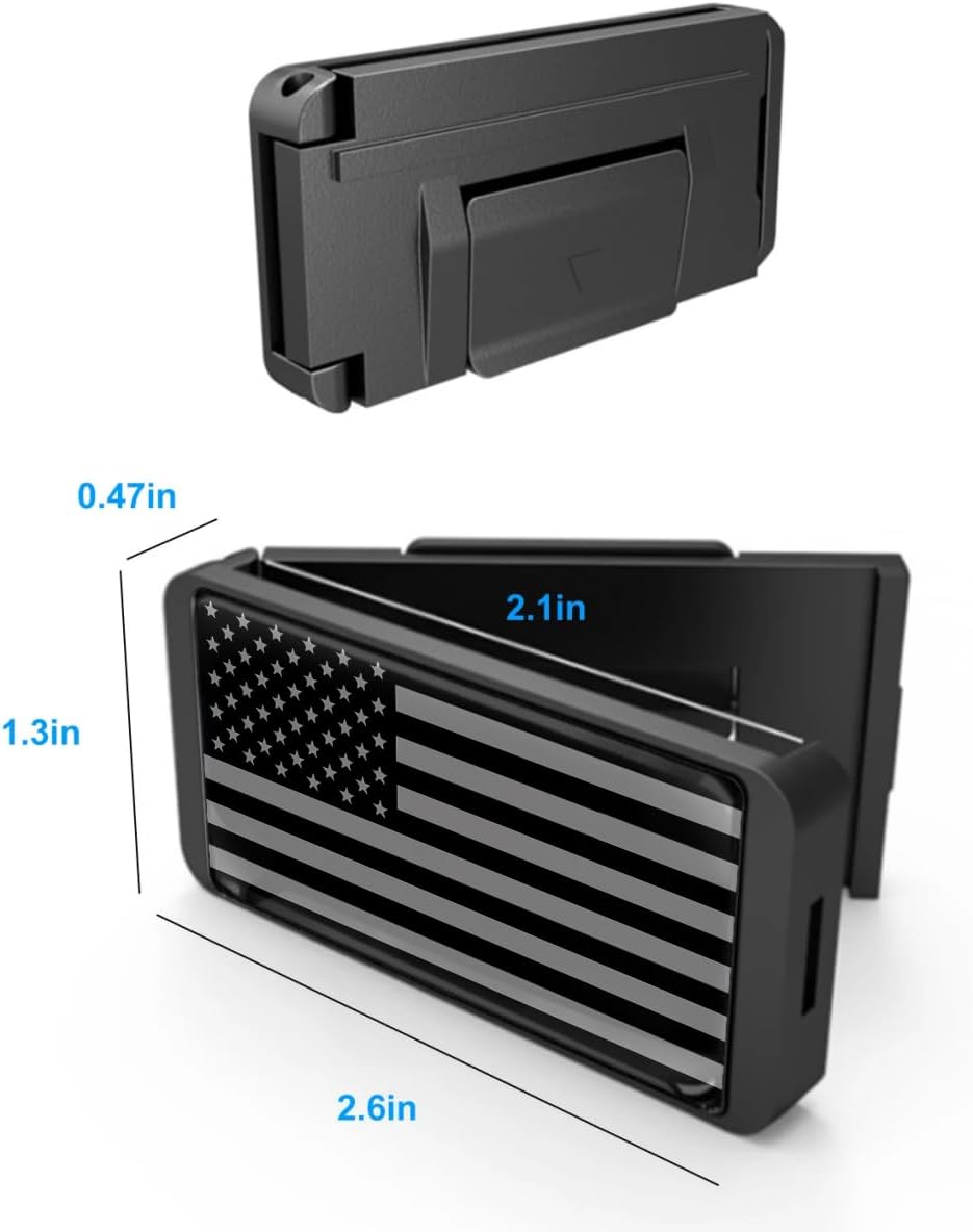 2PCS American Flag Car Seatbelt Adjuster For Tesla EV Cars