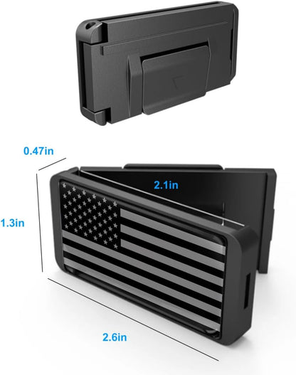 2PCS American Flag Car Seatbelt Adjuster For Tesla EV Cars