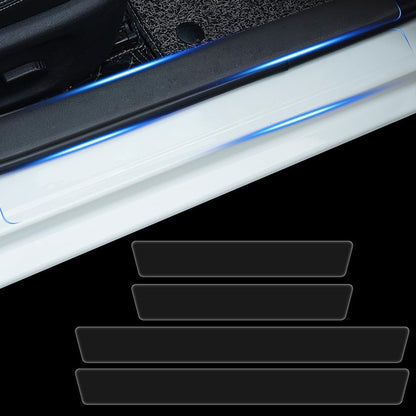 Transparent Door Sill Protector Strips for Tesla Cybertruck