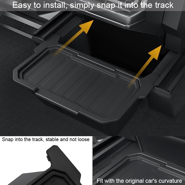 Cybertruck Anti-Slip Lid Cover Rear Center Console Organizer Trash Can