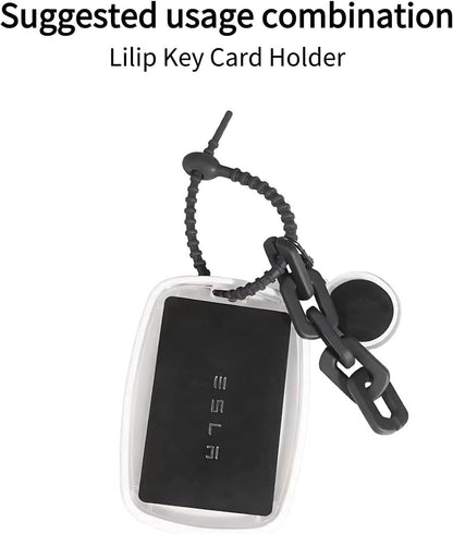 2 Tesla Key Cards with Bi fold Wallet for Mode3/Y