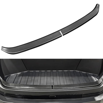 JSWAN Carbon Fiber Front Trunk Threshold Strip Fit for Tesla Cybertruck (2024 2025 2026) Cyber Truck Front Trunk Gate Protector Sill Guard Cover Accessories (Matte Black) Matte black