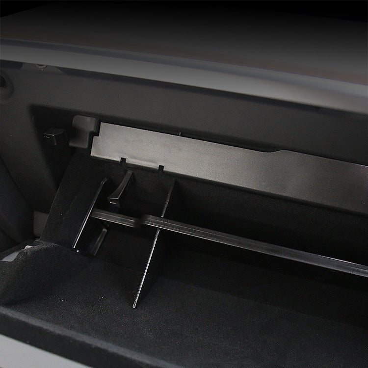 Model3/Y Co-Pilot Glove Box Storage Rack Compartment Storage Board