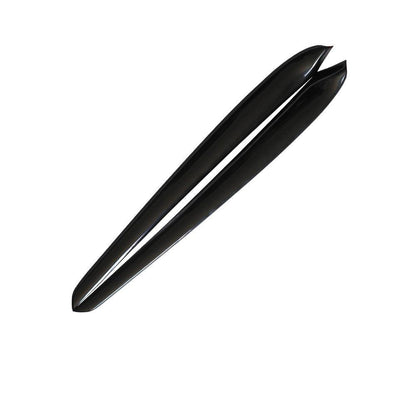 Model 3/Y Door Trim Cover Wrap ABS Matte Carbon Fiber Pattern (2 PCS) for Tesla (2021-2023) Glossy Black