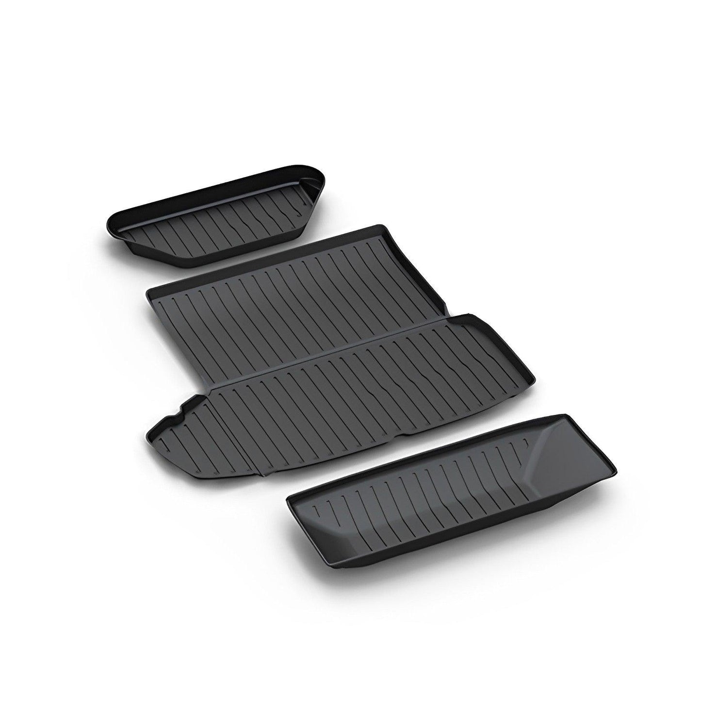 2022 2023 Model S All Weather Floor Mat / Trunk Mat / Cargo Liner For Long Range and Plaid Frunk & Trunk Mat (3 PCS)