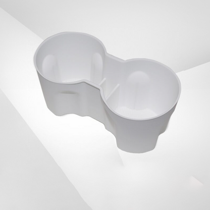 Cup Holder Insert for Tesla Model 3 Highland 2024+ Silicone White