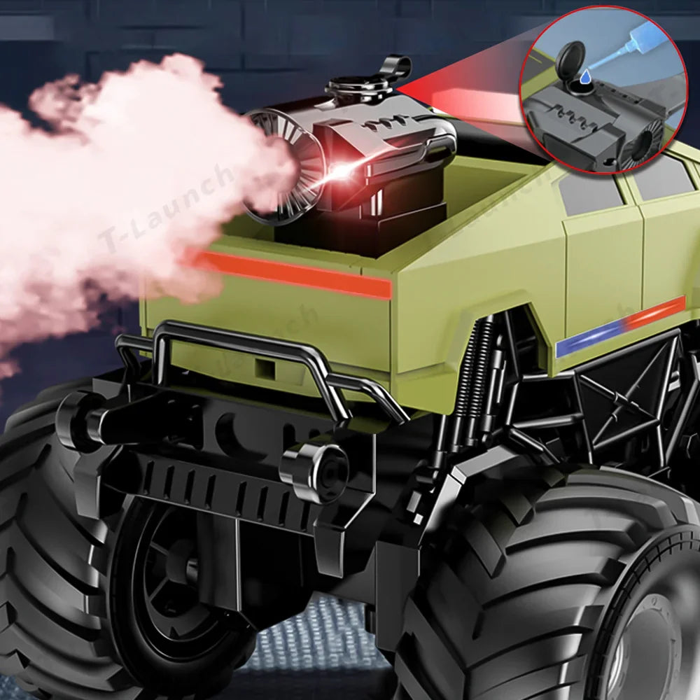 1:20 Scale Cybertruck-Inspired Amphibious RC Toy Car — 4WD Off-Road All-Terrain Truck