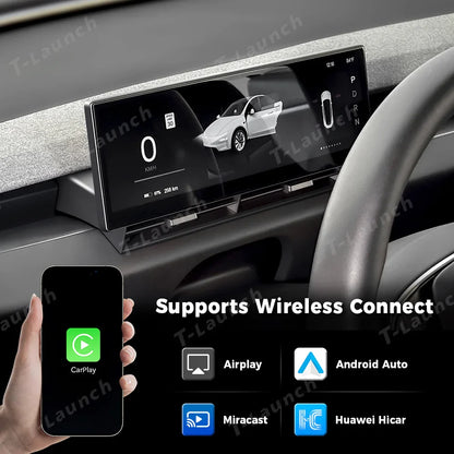 10.88" Large Instrument Cluster Head Up Display for Tesla Model 3/Y/Cybertruck