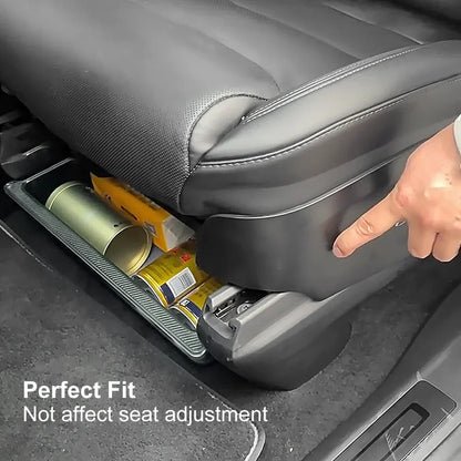 Underseat Storage Box Hidden Organizer Tray Bin for Tesla Model X