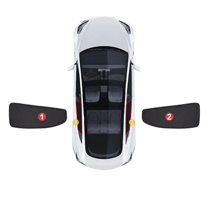 2017-2025 Model 3 Sun Visor for Tesla- Privacy and Thermal Insulated Sunshades Curtains Rear Door Windows