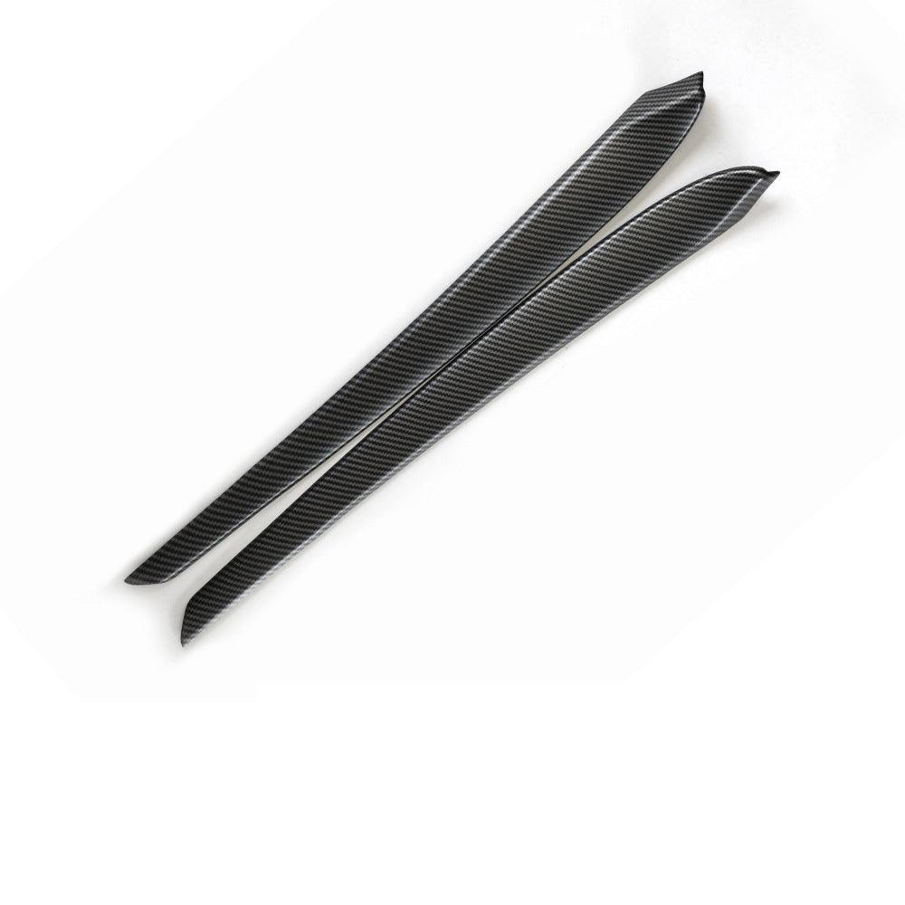 Model 3/Y Door Trim Cover Wrap ABS Matte Carbon Fiber Pattern (2 PCS) for Tesla (2021-2023) Matte Carbon Fiber