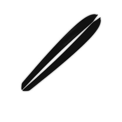 Model 3/Y Door Trim Cover Wrap ABS Matte Carbon Fiber Pattern (2 PCS) for Tesla (2021-2023) Matte Black