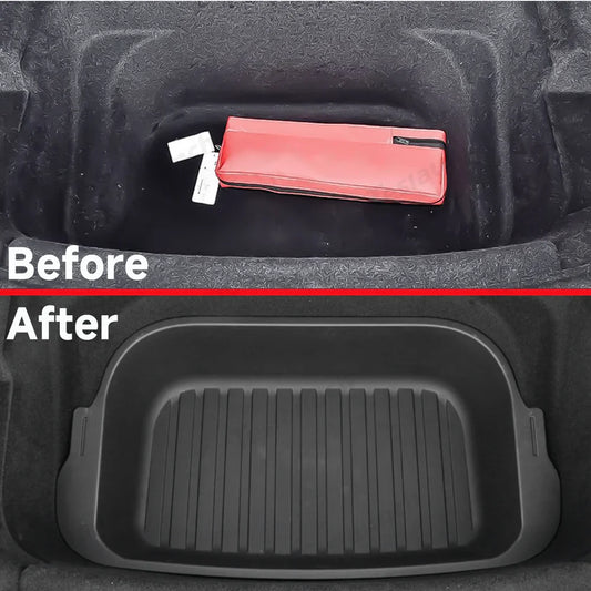 Front & Rear Trunk Organizer Bins for Tesla Model Y Juniper 2025+