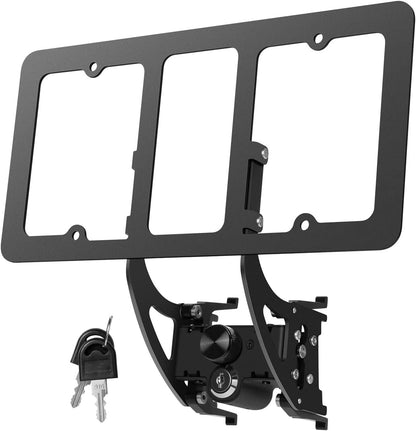 No Drill Anti-theft Front License Plate Holder For Tesla Model 3/Y(2017-2023), Front License Plate Bracket Mounting Kit 2020-2024 Model Y