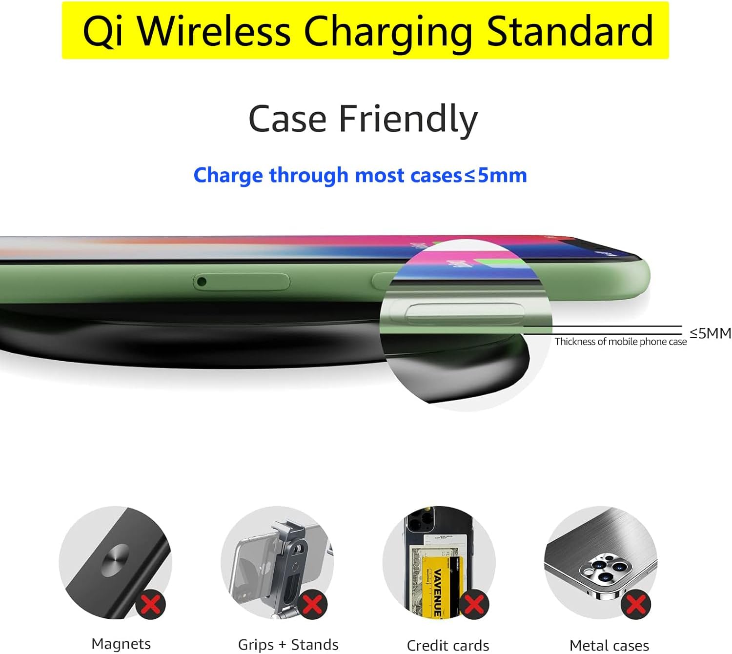 Wireless Charger Center Console Box Organizer Tray For Tesla Model S/X