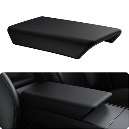 Center Console Armrest Cover for Tesla Model 3/Y/S/X/Cybertruck Model Y Juniper 3 Highland Black