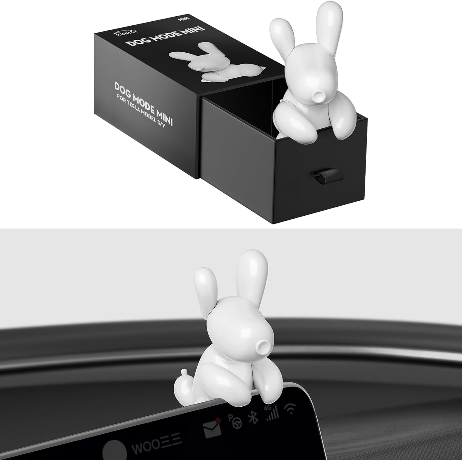 Funny Dog Mode Mini Screen Decoration For Tesla Model 3/Y