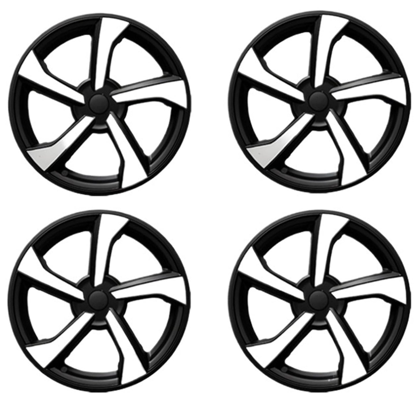 4PCS 19 Inch Pink Black HubCap for Tesla Model Y Juniper