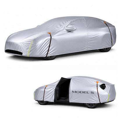 All-Weather Car Cover Custom Fit for Tesla Cybertruck/3/Y/S/X for Model S (2012-2026)