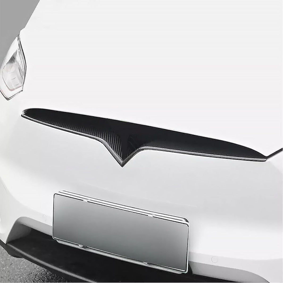 Carbon Fiber Front Grille Insert Trim for Tesla Model X