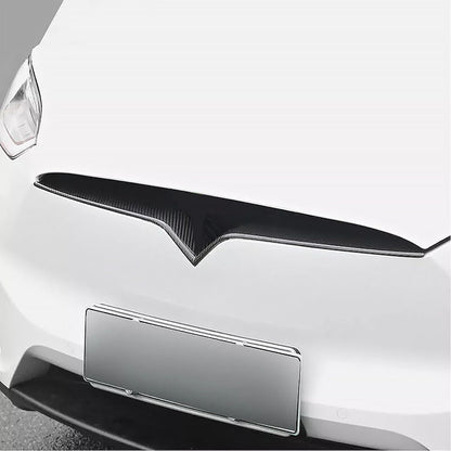 Carbon Fiber Front Grille Insert Trim for Tesla Model X
