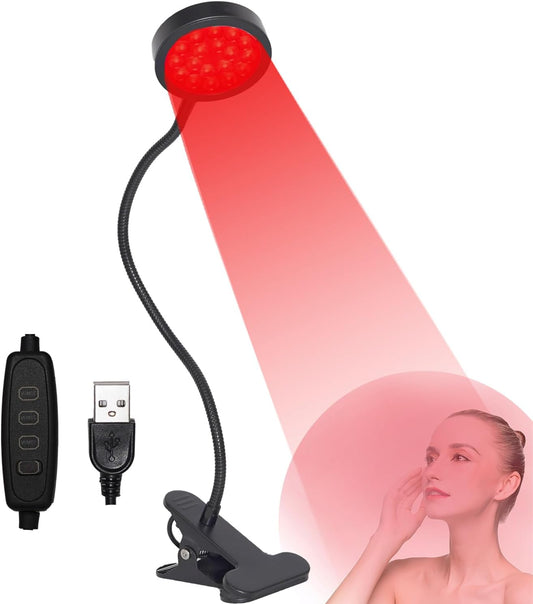 Portable Face and Body Red Light Therapy for Tesla EV Car Driver