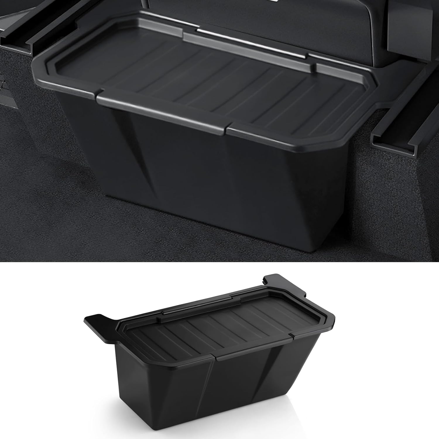 Cybertruck Anti-Slip Lid Cover Rear Center Console Organizer Trash Can