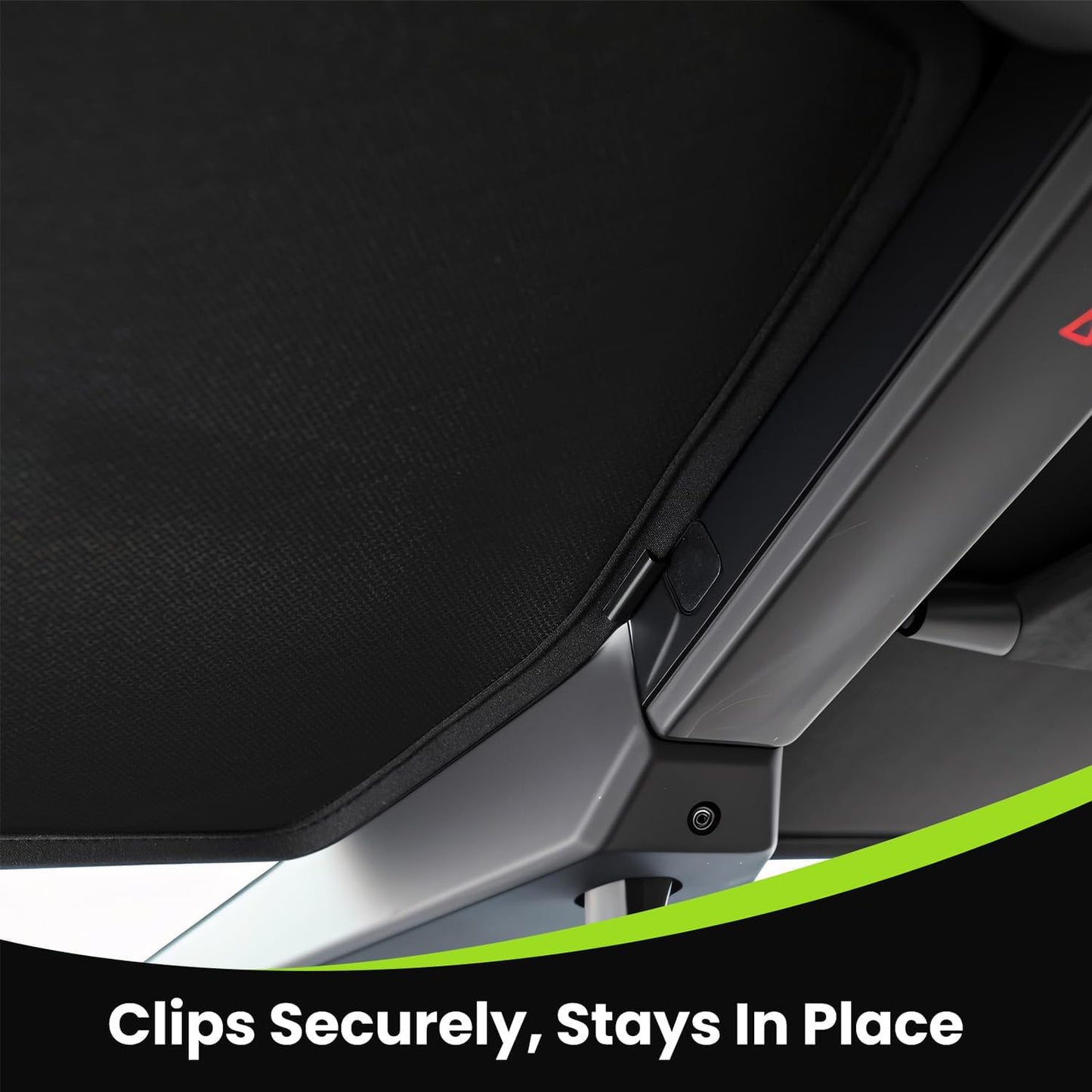 Cybertruck Sun Shade Windshield Sun Visor for 2026 2025 2024 Tesla Cybertruck, Custom Fit Front Window Sunshade, Blocks Heat & UV, Keeps Interior Cool, Cybertruck Accessories for Sun Protection