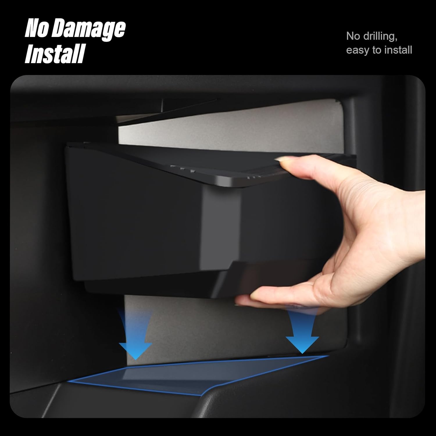 Silicone Side Storage Box for Cybertruck Door
