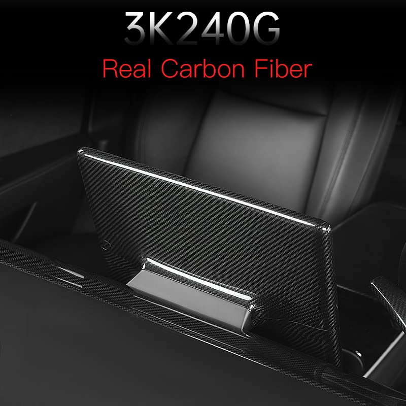 Carbon Fiber Center Control Touchscreen Cover Frame for Tesla Model 3/Y