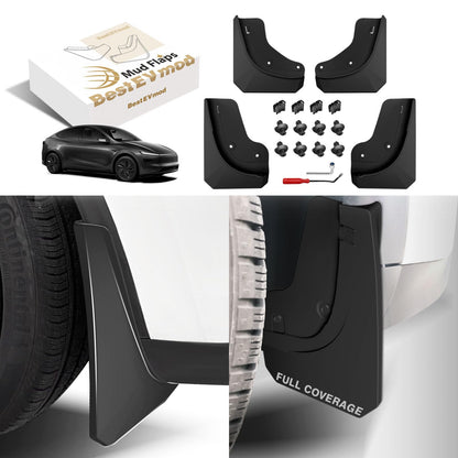 Cybertruck Wheel Fairing Delete Covers Off-Road Protection Mud Flaps Model Y Juniper Full Coverage ABS