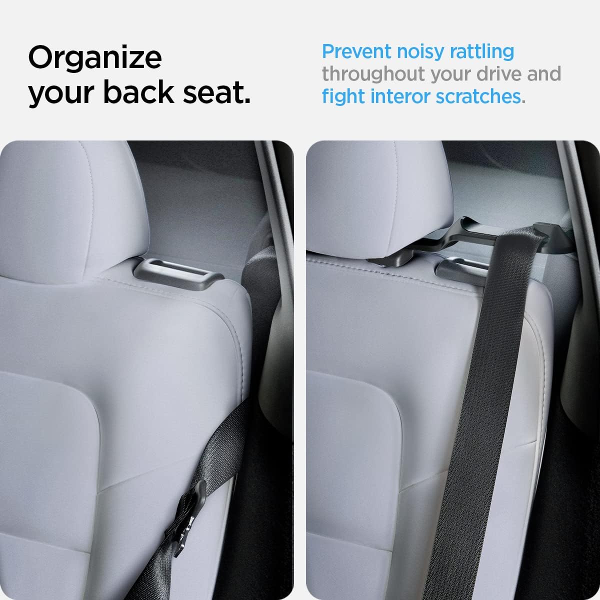 2 Pack Backseat Seatbelt Guide Holder Tesla Model Y (2020-2024)