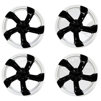 4PCS 19 Inch Pink Black HubCap for Tesla Model Y Juniper