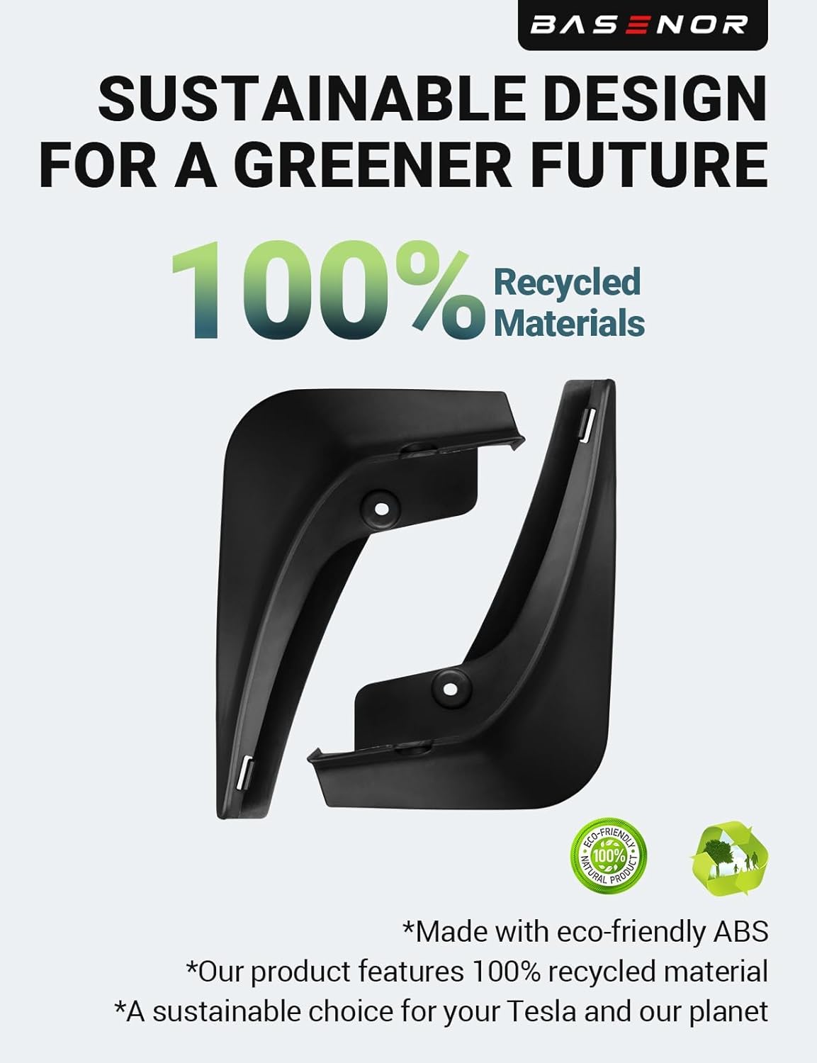 All Weather Protector Mud Flaps Splash Mud guards for Tesla Model 3/Y/S/X