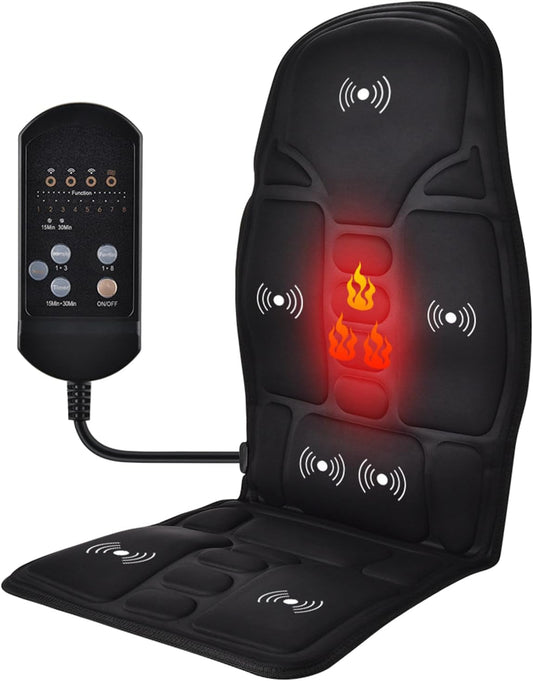 Portable Infrared Heating Pat Massager Car Seat for Tesla and Evs