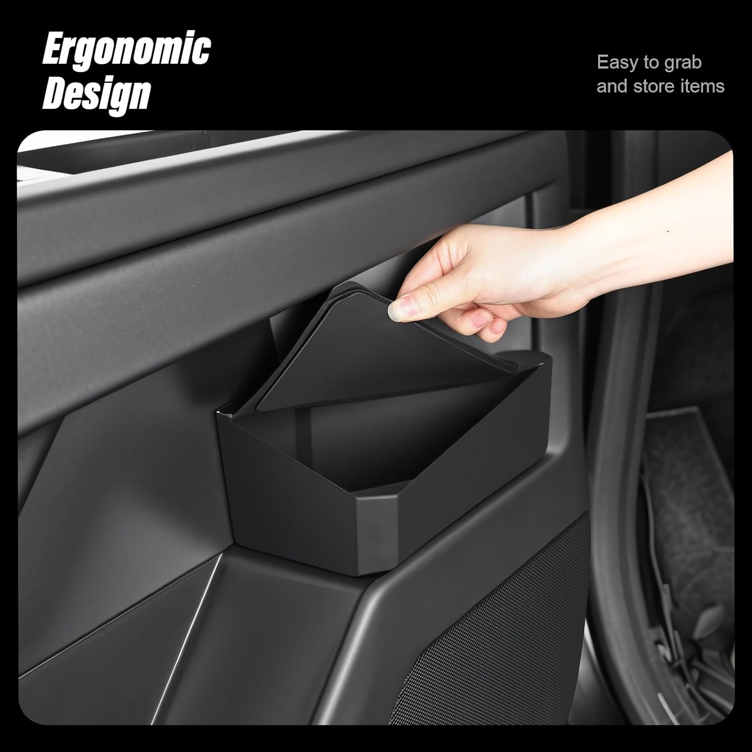 Silicone Side Storage Box for Cybertruck Door