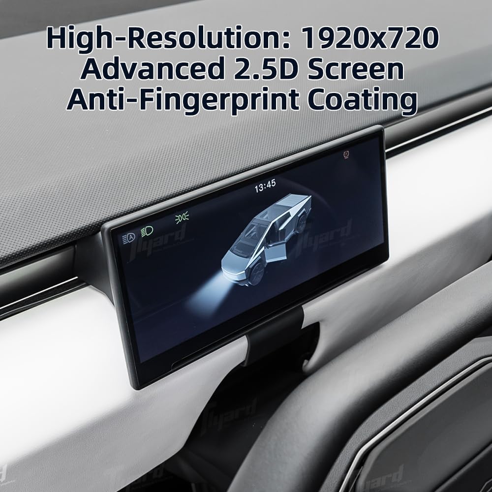 Wireless/Wired Carplay Android Auto Bluetooth WiFi USB Navigation Power Head Up Display for Tesla Model 3/Y