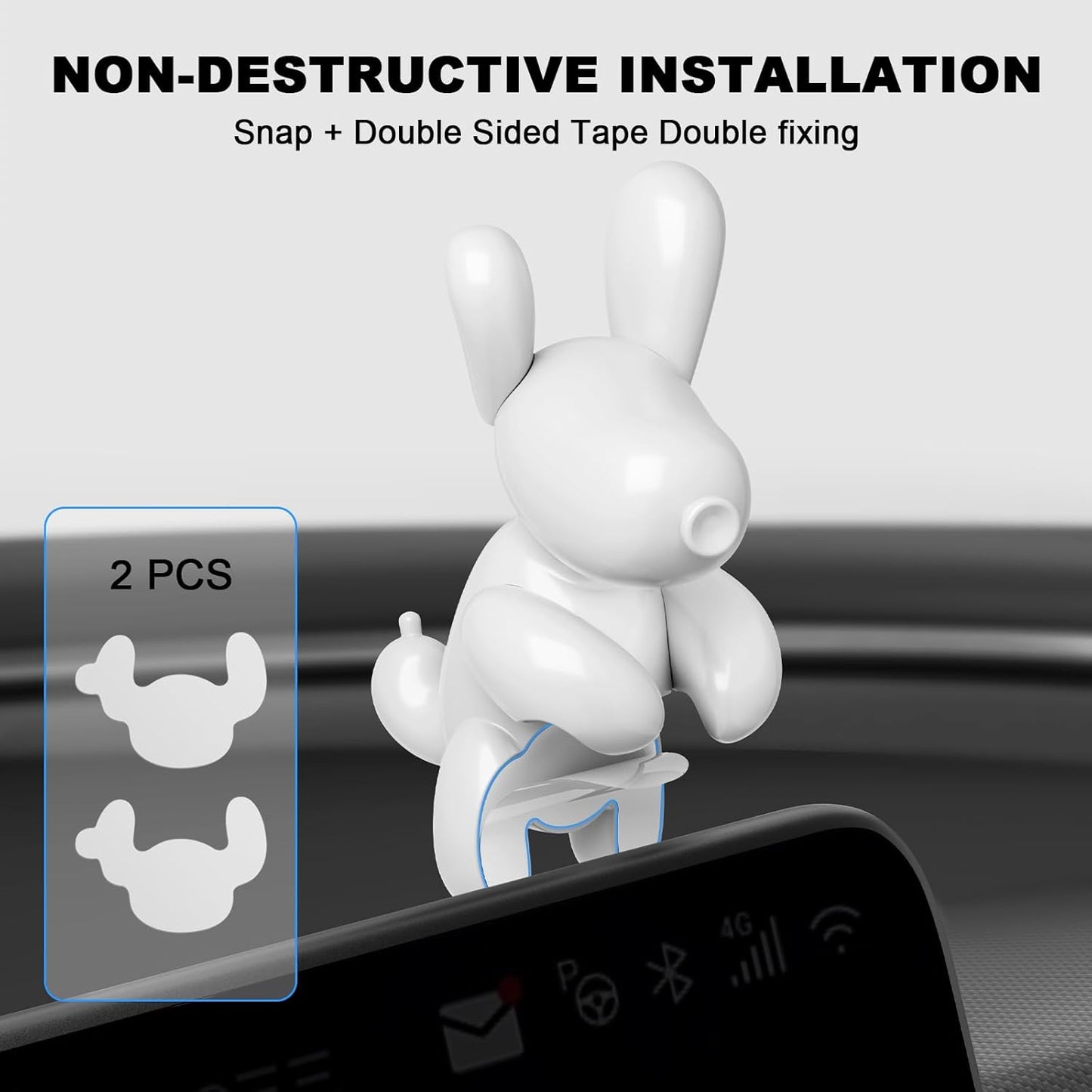 Funny Dog Mode Mini Screen Decoration For Tesla Model 3/Y