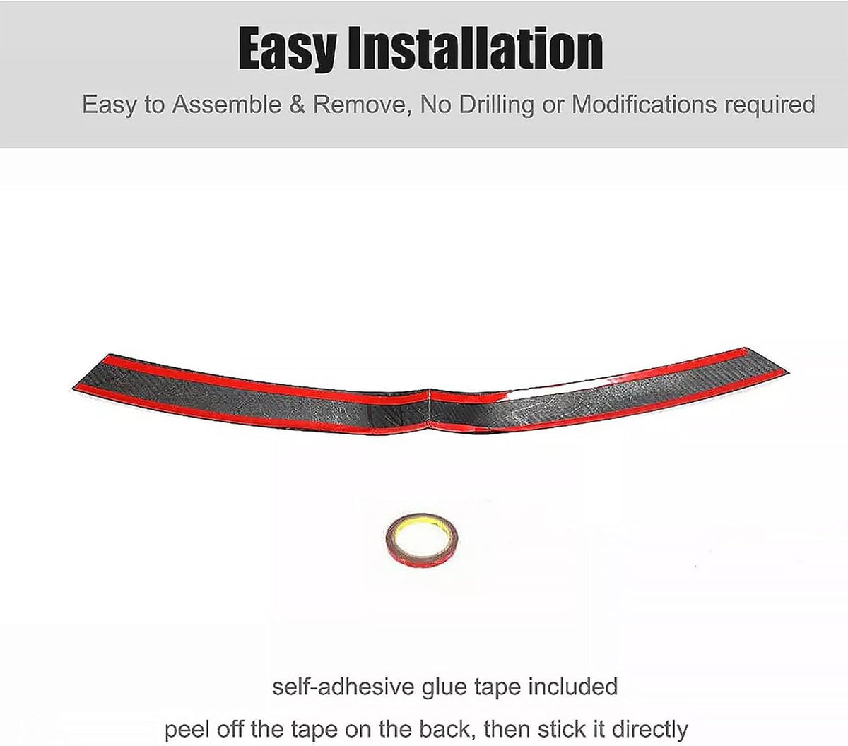 Carbon Fiber Front Grille Insert Trim for Tesla Model X