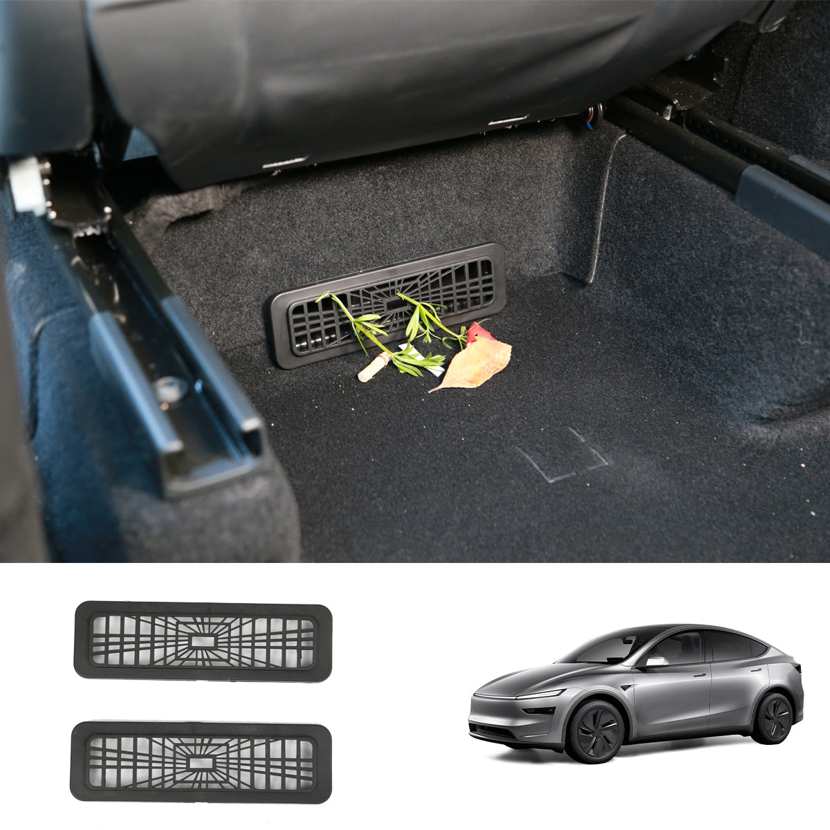 Under Seat Air Vent Protection Cover For Tesla Model Y Juniper 2025+ (2PCS)