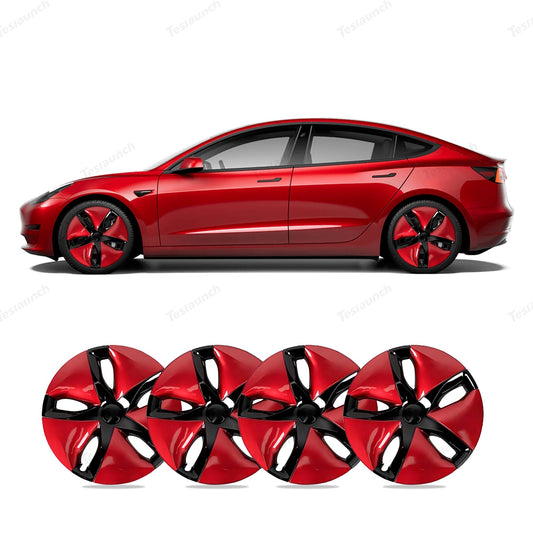 Model 3 18'' Aero Wheels Cover Hubcaps Replacement 4PCS for Tesla (2017-2023)